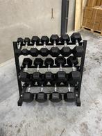 Hex Dumbbell set 2,5-20kg - MET GARANTIE, Sports & Fitness, Équipement de fitness, Enlèvement ou Envoi, Neuf, Bras, Haltère