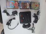 Sega Mega Drive II  + 3 games, Games en Spelcomputers, Spelcomputers | Sega, Ophalen, Mega Drive, Met 2 controllers, Gebruikt