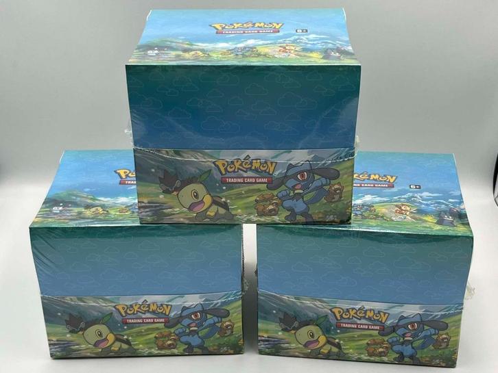 Pokémon : Sinnoh Stars Mini Tin Display 2022, Hobby en Vrije tijd, Verzamelkaartspellen | Pokémon, Nieuw, Overige typen, Foil