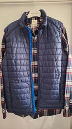 Blauwe bodywarmer maat S + knap flanellen hemd maat M, Ophalen of Verzenden, Zo goed als nieuw, Maat 46 (S) of kleiner