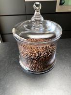 glazen stolp met koffie bonen, Ophalen, Zo goed als nieuw