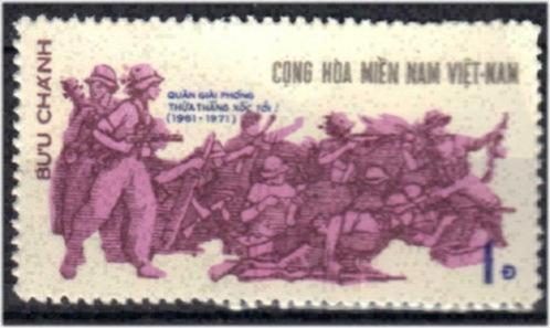 Vietcong R.G. 1971 - Yvert 16 - Vrijheidstrijders (ZG), Postzegels en Munten, Postzegels | Azië, Postfris, Verzenden