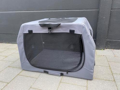 Trixie Mobile Soft Kennel Easy reisbench grijs, Dieren en Toebehoren, Hondenbenches, Gebruikt, Ophalen