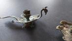 Couple de chandeliers vintage en laiton en forme de cygne. 1, Antiquités & Art, Antiquités | Bronze & Cuivre, Enlèvement ou Envoi