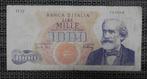 Bankbiljet 1000 Lira Italië 1965, Postzegels en Munten, Bankbiljetten | Europa | Eurobiljetten, Italië, Los biljet, Ophalen of Verzenden