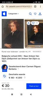 Olieverfschilderij naar Antoon Van Dijck, Antiek en Kunst, Kunst | Schilderijen | Klassiek, Ophalen of Verzenden