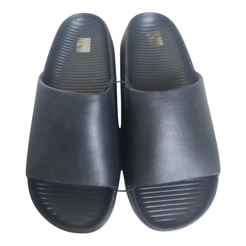 Heren slippers effen zwart 45, Kleding | Heren, Schoenen, Nieuw, Slippers, Zwart, Verzenden