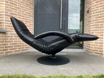 Jori Yoga relax Medi Mono-move, cuir noir, Enlèvement ou Envoi, Himolla hukla stressless conform rolf benz natuzzi durlet leolux