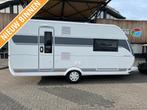 Hobby Excellent 460 SL 2024 ENKELE BEDDEN!, Caravans en Kamperen, Schokbreker, Hobby, Bedrijf, Treinzit