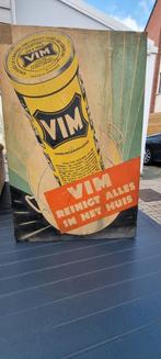 Reclame voor kartonnen vim uit 1930, Gebruikt, Ophalen of Verzenden