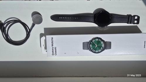 Samsung galaxy watch 6 classic 47mm LTE met factuur, Handtassen en Accessoires, Smartwatches, Zo goed als nieuw, Ophalen