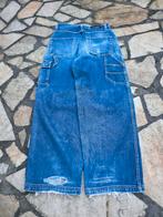 FUBU Baggy Carpenter Jeans Blue Wide Leg Y2K, W36 - W38 (confectie 52/54), Blauw, Ophalen of Verzenden, Zo goed als nieuw