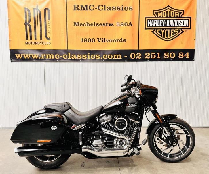 Harley-Davidson Chopper Sportglide 107 (bj 2024), Motoren, Motoren | Harley-Davidson, Overig, ABS, Cruise Control, LED Verlichting