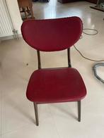 Stevige houten stoelen, Huis en Inrichting, Stoelen, Ophalen, Gebruikt, Vijf, Zes of meer stoelen, Rood