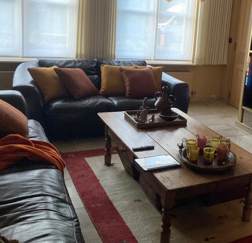 Lederen SALON  INCANTO, Huis en Inrichting, Zetels | Zetels en Chaises Longues, Gebruikt, Leer, Ophalen