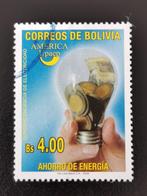 Bolivie 2006 - energie sparen, Postzegels en Munten, Postzegels | Amerika, Ophalen of Verzenden, Zuid-Amerika, Gestempeld