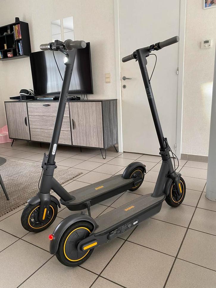 2 Ninebot Max G30 Beide steps voor 350€, Fietsen en Brommers, Steps, Zo goed als nieuw, Elektrische step (E-scooter), Ophalen