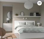 Ikea wit bed 140x200, Huis en Inrichting, Ophalen, Gebruikt, Wit, Tweepersoons