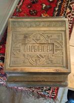 Antiek drukblok, drukpers, drukplaat, pers DAGBLADEN., Antiek en Kunst, Ophalen