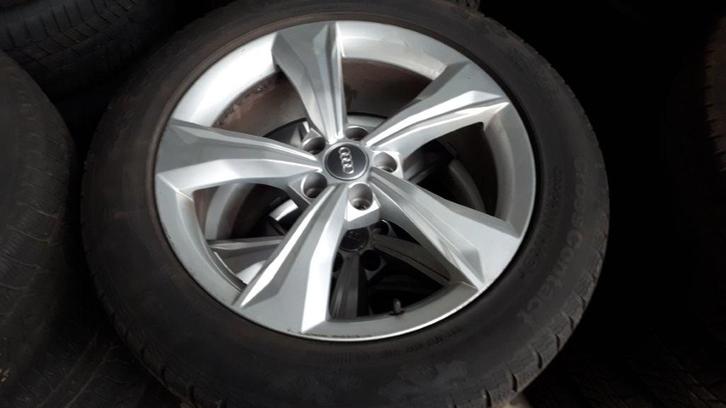 KIT HIVER AUDI Q5 ORIGINE + 235/55/19 CONTINENTAL, Auto-onderdelen, Banden en Velgen, Banden en Velgen, Winterbanden, 19 inch