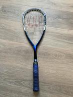 Squash racket nano carbon met hoes, Sport en Fitness, Squash, Racket, Gebruikt, Ophalen of Verzenden, Met hoes