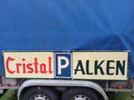 Cristal Alken P-reclamebord, Verzamelen, Biermerken, Ophalen, Gebruikt, Reclamebord, Plaat of Schild