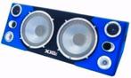 Boombox 2x 12 Woofer, blauwe LED-verlichting,, Ophalen of Verzenden, Nieuw