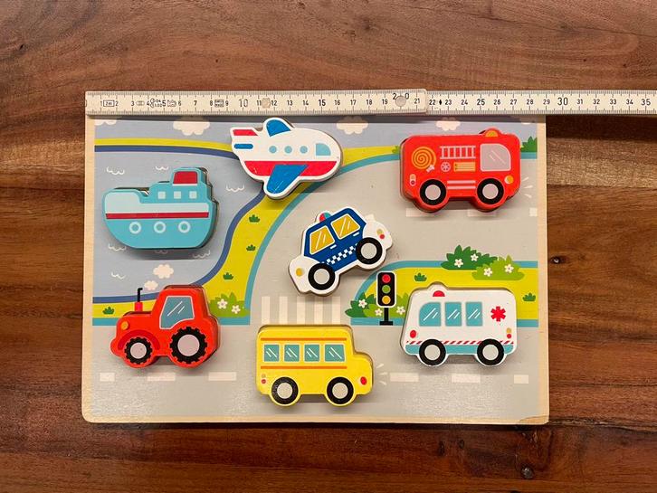 Houten puzzels haba en andere, Kinderen en Baby's, Speelgoed | Kinderpuzzels, Zo goed als nieuw, Ophalen