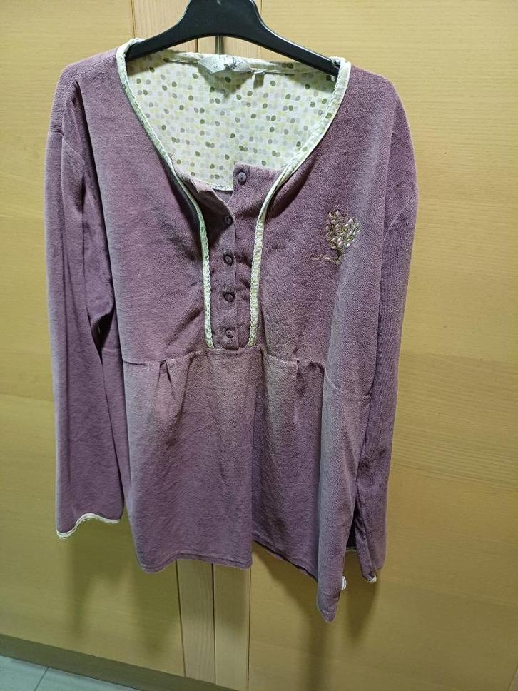 dames pyjama maat xl merk eskimo in velours, Kleding | Dames, Pyjama's, Gedragen, Maat 46/48 (XL) of groter, Ophalen of Verzenden