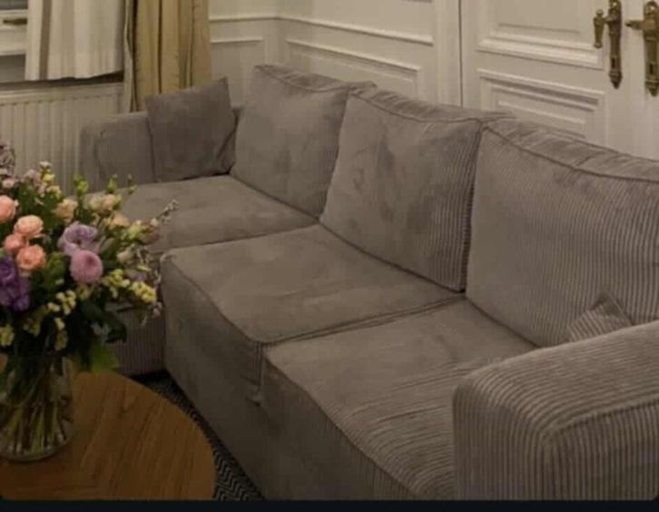 GRATIS ZETEL, Huis en Inrichting, Zetels | Zetels, Gebruikt, Hoekbank, Driepersoons, 200 tot 250 cm, 150 cm of meer, Ophalen