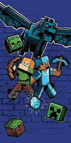 Minecraft Strandlaken / Badlaken / Handdoek, Kinderen en Baby's, Kinderkleding | Kinder-zwemkleding, One size, Minecraft, Nieuw