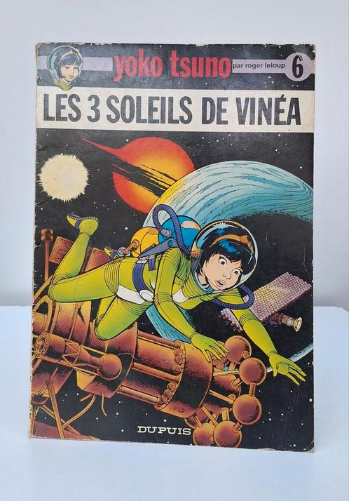 Yoko Tsuno 1e druk 1976 'Les 3 soleils de Vinea', Boeken, Stripverhalen, Gelezen, Ophalen of Verzenden