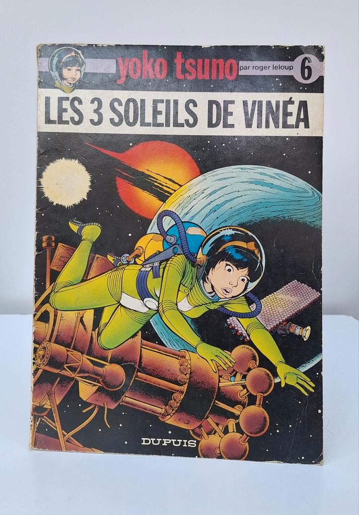 Yoko Tsuno 1e druk 1976 'Les 3 soleils de Vinea', Boeken, Stripverhalen, Gelezen, Ophalen of Verzenden