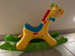 Schommelgiraf, Ficher Price, Kinderen en Baby's, Speelgoed | Hobbelfiguren, Ophalen, Gebruikt