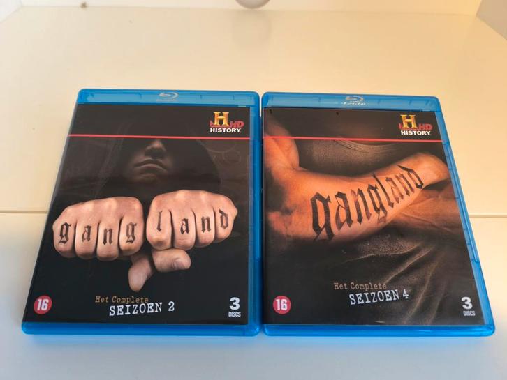Gangland seizoen 2 - gangland seizoen 4 -blu Ray ., Cd's en Dvd's, Blu-ray, Zo goed als nieuw, Ophalen of Verzenden