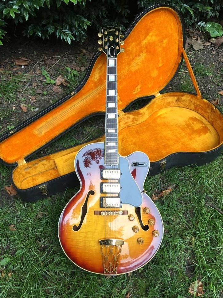 1959-1960 Gibson ES-5 3 PAF Switch Master ex Keith West, Muziek en Instrumenten, Snaarinstrumenten | Gitaren | Elektrisch, Gebruikt