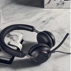 Jabra Evolve2 headset, Computers en Software, Headsets, Ophalen of Verzenden, Zo goed als nieuw, Over-ear, Jabra