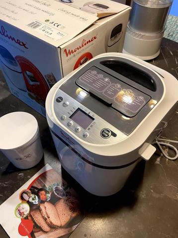 Broodbakmachine moulinex, 800 à 1200 grammes de pâte, Enlèvement, Comme neuf, Avec minuteur