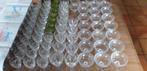 Serviced à verres en cristal, Glas, Glas of Glazen, Zo goed als nieuw, Ophalen