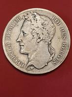 Zilverstuk  van 5 frank  leopold 1 van 1833 in  positie B, Argent, Enlèvement, Monnaie en vrac, Argent