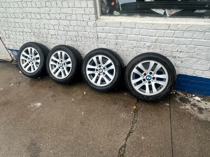 Velgen met goede banden RUNFLAT 205 55 16 serie 3 e90 e46, Auto-onderdelen, Banden en Velgen, Band(en), Ophalen