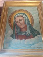 Peinture vierge marie signé, Enlèvement