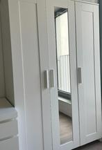 BRIMNES 3-deurs kledingkast, wit, 3-deurs kledingkast 117x19, 100 tot 150 cm, 150 tot 200 cm, Ophalen of Verzenden, Eikenhout