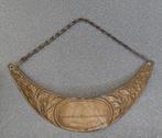 Adrien helm 14/18 metalen gedenkplaat front, Ophalen of Verzenden