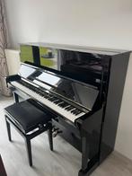 Yamaha U1 piano – Zwart hoogglans, Muziek en Instrumenten, Piano's, Ophalen, Zwart, Zo goed als nieuw, Piano