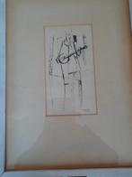 Charles Van de Vloet, 1 Figuur, handgesigneerd, zwart-wit, Ophalen, Minder dan 50 cm, Gebruikt, 50 tot 75 cm