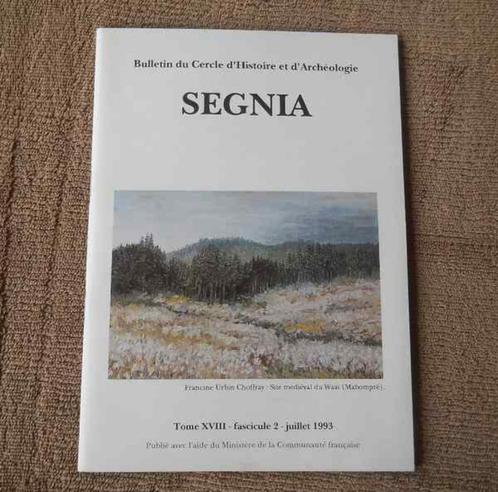 Segnia Tome XVIII - fascicule 2 - juillet 1993 - Houffalize, Livres, Histoire nationale, Enlèvement ou Envoi