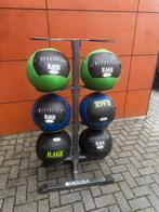 Wall Ball 2x4kg ,2x6kg ,2x9kg + Opbergrek, Ophalen, Gebruikt, Fitnessbal