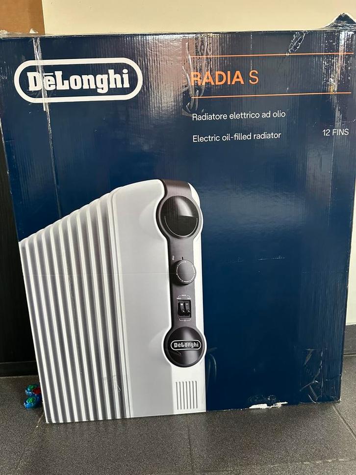 DeLonghi Radia S TRRS1225 oliegevulde elek. radiator 12, Auto-onderdelen, Airco en Verwarming, Gebruikt, Ophalen
