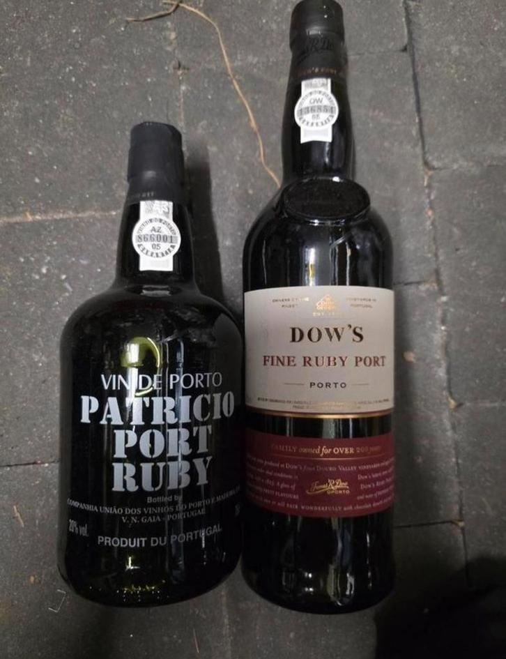 2 flessen Ruby port 750ml, Verzamelen, Wijnen, Port, Ophalen